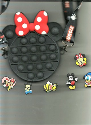 pop it purse minnie mouse & Minnie & Mickey Croc Charms