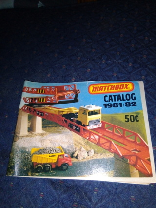 Vintage Matchbox Car Catalog 1981/82