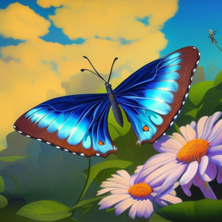 Listia Digital Collectible: Butterfly Painting