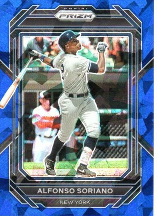 2023 Panini Prizm Alfonso Soriano Blue Ice