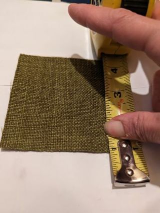 Fabric square (olive green)