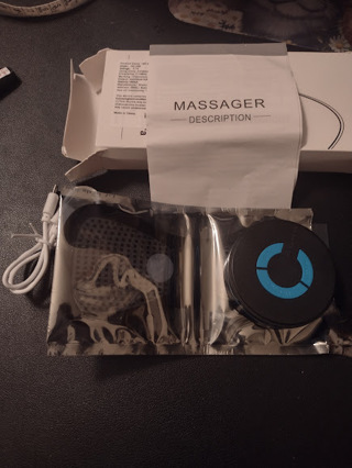Rechargeable Massager with Sticky Pads