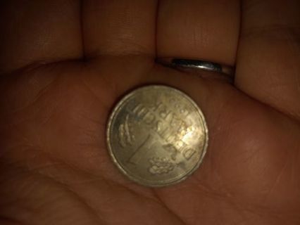 1 Deutsche mark 1990 coin