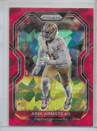 Arik Armstead 2020 Prizm Prizms Red Cracked Ice #288