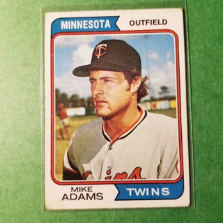 1974 - TOPPS BASEBALL CARD NO. 573 - MIKE ADAMS - TWINS - NRMT+