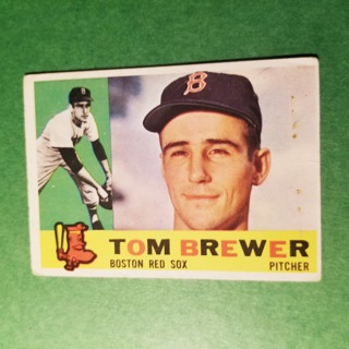 1960 - TOPPS BASEBALL CARD NO. 439 - TOM BREWER - RED SOX