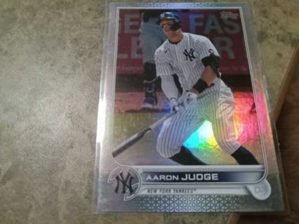 2022 TOPPS SERIES ONE AARON JUDGE NEW YORK YANKEES BASEBALL CARD# 99