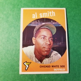 1959 - TOPPS NRMT+ BASEBALL CARD NO. 22 - AL SMITH - WHITE SOX