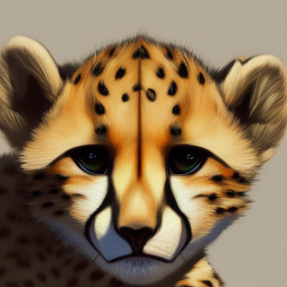 Listia Digital Collectible: Baby Cheetah