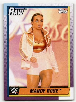 2021 WWE Heritage Wrestling - MANDY ROSE Card #26 NM