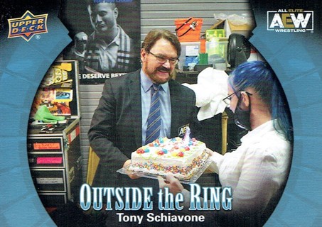 WWE 2022 Upper Deck AEW Outside The Ring Collectible Card Tony Schiavone #OTR-5