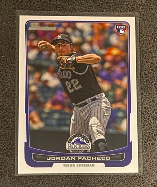 Jordan Pacheco ROOKIE CARD