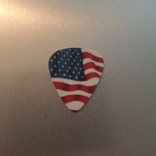 AMERICAN FLAG GUITAR PICK #5 OF 8