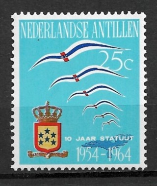 1964 Netherlands Antilles Sc289 10th Anniv. of the Charter of the Kingdom of the Netherlands MNH