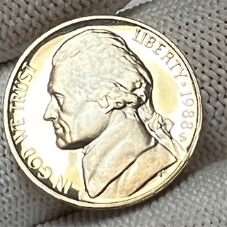 1988-S PROOF JEFFERSON NICKEL 