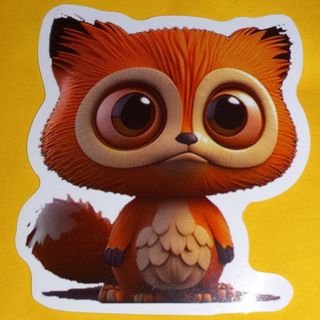 Animal Cute new big vinyl laptop sticker no refunds regular mail nice quality