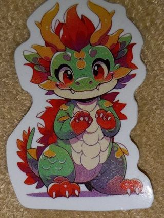 Cute one small vinyl sticker no refunds regular mail Win 2 or more get bonus