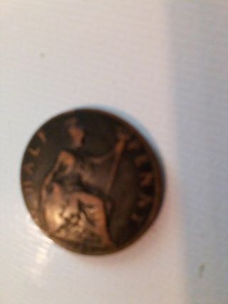 half penny coin 