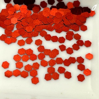 Red Metallic Jumbo Craft Glitter Confetti 