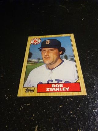 1987 Topps Mike Stanley: Red Sox