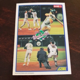 1990 Score - [Base] #702 Oakland Athletics Team, San Francisco Giants Team