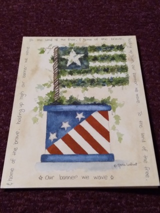 Notecard - FLAG TOPIARY