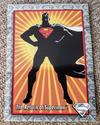 The Return Of Superman Promo Card #0 1993 Skybox DC Comics