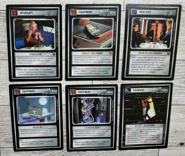 6 Star Trek Next Generation Cards