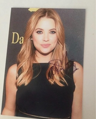 Ashley Benson Autograph 3x5