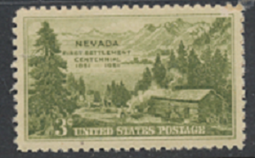 United States:  1951, Nevada 11st Settlement Carson Valley, ab 1850, MNH-OG, Sc # US-999 - US-5303m