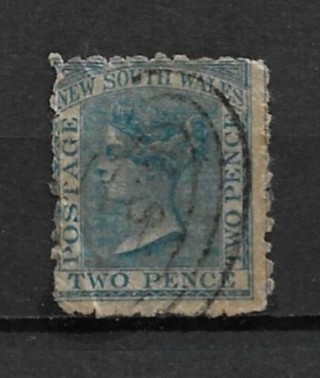 1882 New south Wales Sc62 2p Queen Victoria used WM55