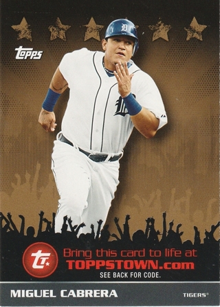 2009 Topps #TTT18 Miguel Cabrera Ticket to ToppsTown