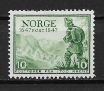 1947 Norway Sc280 Letter Carrier MH