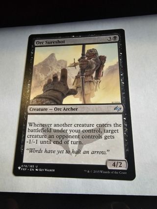 Magic the gathering mtg Orc Sureshot The List