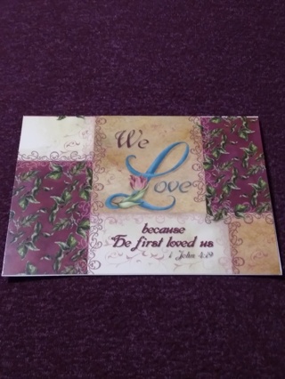 Greeting Card - We Love