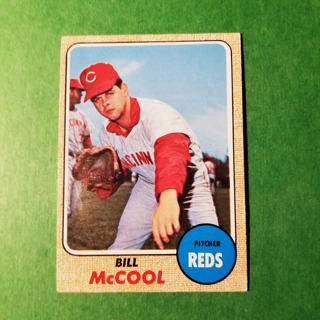 1968 - TOPPS BASEBALL CARD HI NO. 597 - BILL McCOOL - REDS