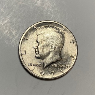 1971 D Half Dollar 50c Coin!