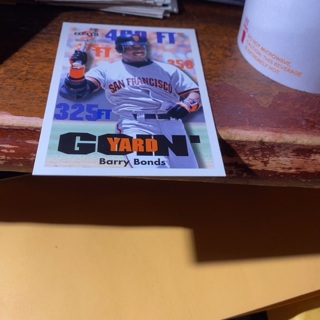 1997 score goin’yard Barry bonds baseball card 