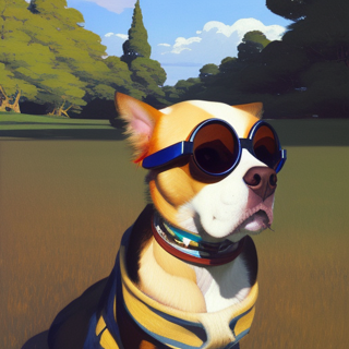 Listia Digital Collectible: Dog Park On A Sunny Day