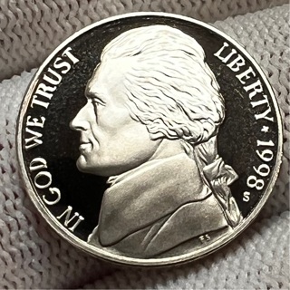 1998 S Jefferson PROOF Nickel    