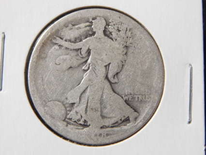 1918 D Walking Liberty Half Dollar 90% Silver