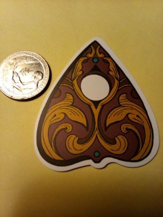 Ouija Planchette Sticker Read Description before bidding