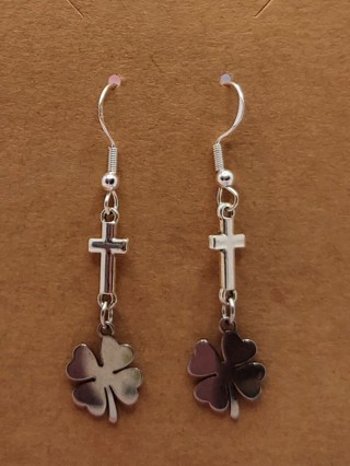 2 Pair Stainless Steel Earrings