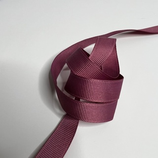 Mauve Pink 5/8” Wide Grosgrain Ribbon 