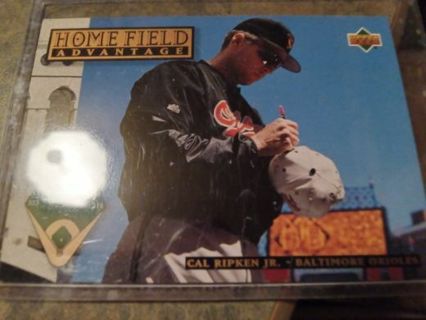 1994 UPPER DECK HOMEFIELD ADVANTAGE CAL RIPKEN JR. BALTIMORE ORIOLES BASEBALL CARD# 281