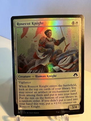 MTG Rosecot Knight Modern Horizons 3 0042 Foil Common