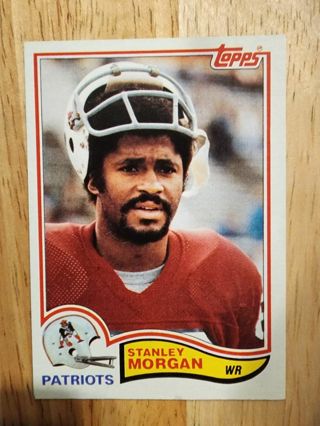 82 Topps Stanley Morgan #156