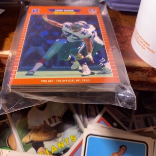 (25) random 1989 pro set football cards 