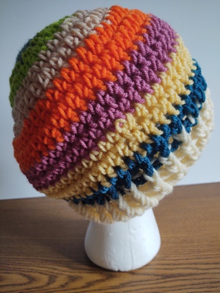 Hand Crocheted Slouch Hat 