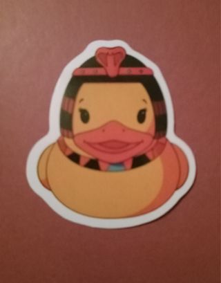 Cleopatra Egyptian duck sticker #41